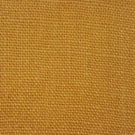 Tela lino de 450gr/m2 en color mostaza oro
