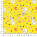 Rabbit cotton fabric PASCAL 201