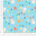 Rabbit cotton fabric PASCAL 601