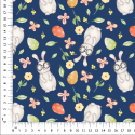 Rabbit cotton fabric PASCAL 602